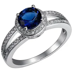 Кольцо Серебро 925, Фианит LLR 267-3 Кольцо Серебро 925, Фианит LLR 267-3