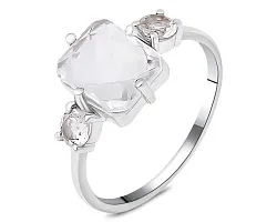 Кольцо Серебро 925, Хрусталь горный 656731 Кольцо Серебро 925, Хрусталь горный 656731