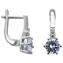 Серьги, Серебро 925, Фианит LLE 293 Серьги, Серебро 925, Фианит LLE 293