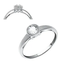 Кольцо Серебро 925, Фианит 1340200258 Кольцо Серебро 925, Фианит 1340200258