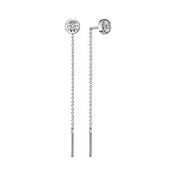 Серьги, Золото 585, Бриллиант С213-7102