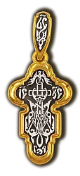 Подвеска крест, Серебро 925 08186