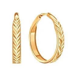 Конго/серьги-кольца,  Золото 585  Т10062В693