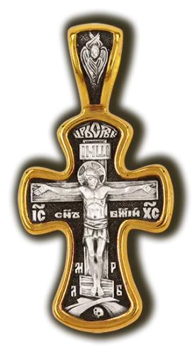 Подвеска крест, Серебро 925, 08446