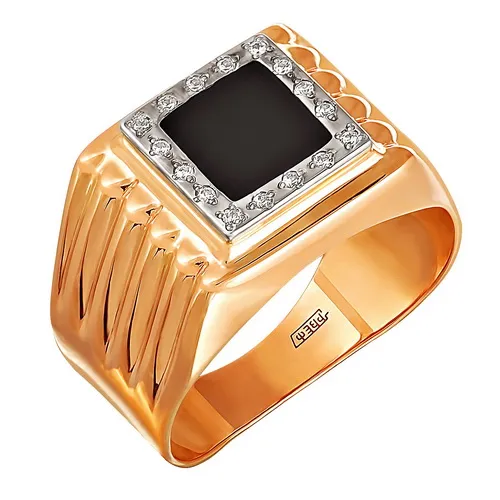 Кольцо мужское (печатка). Золото 585, 1117017 1 1 13 Кольцо мужское (печатка). Золото 585, 1117017 1 1 13