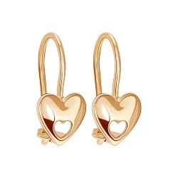 Детские серьги,  Золото 585 00-62-0329-00