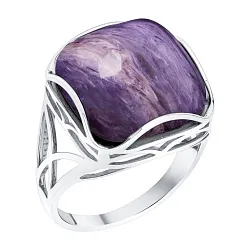 Кольцо Серебро 925, Чароит 1340465134 Кольцо Серебро 925, Чароит 1340465134