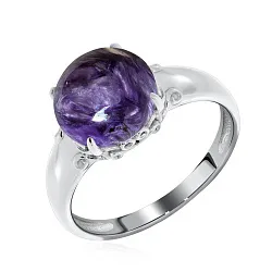 Кольцо Серебро 925, Чароит 1340461263 Кольцо Серебро 925, Чароит 1340461263