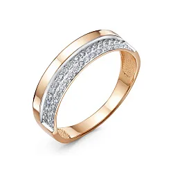 Кольцо Золото 585, Фианит 1108049