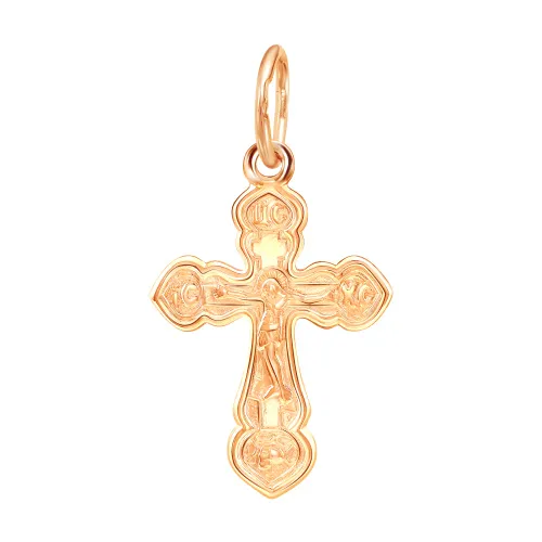 Подвеска крест, Золото 585, 20-0106