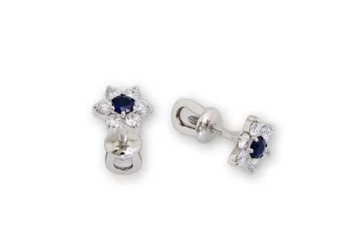 Серьги пусеты-гвоздики, Золото 585, 149121ю