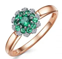 Кольцо Золото 585, Кварц 1676008 1 11 1