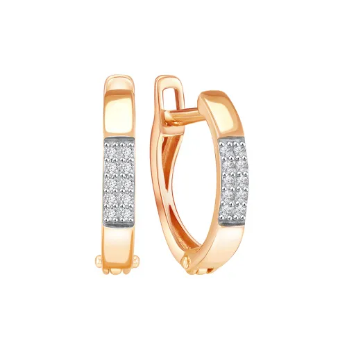 Серьги, Золото 585, 01-52-0244-00