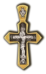 Подвеска крест, Серебро 925 08040