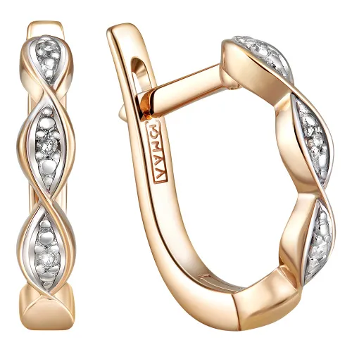 Серьги, Золото 585, 84-41E01419-S0DD