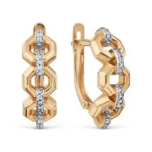 Серьги, Золото 585, Т14702В163 Серьги, Золото 585, Т14702В163