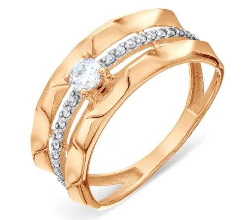 Кольцо Золото 585, Т14201Б043