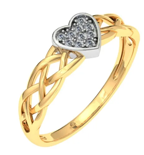 Кольцо Золото 585, 1759007 1 1 1