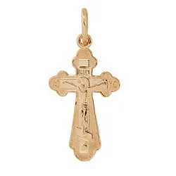 Подвеска крест, Золото 585 318100 1 10 Подвеска крест, Золото 585 318100 1 10