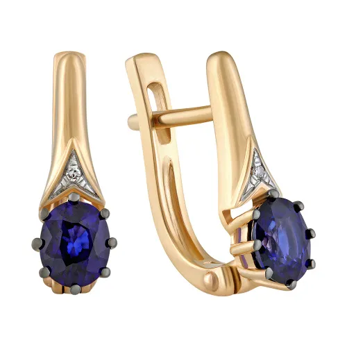 Серьги, Золото 585, 65-41E01284-S0DDSA Серьги, Золото 585, 65-41E01284-S0DDSA