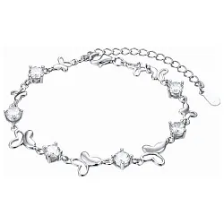 Браслет фантазийный Серебро 925 
 , Фианит LLB 425 Браслет фантазийный Серебро 925 
 , Фианит LLB 425