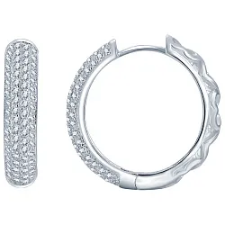 Серьги, Серебро 925, Фианит FRE 2 Серьги, Серебро 925, Фианит FRE 2