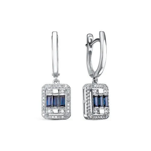 Серьги, Золото 585, 5-6570-103-2Б-Сап