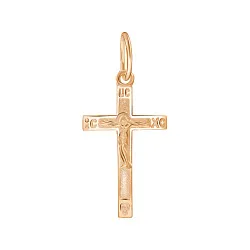 Подвеска крест, Золото 585 20-0070 Подвеска крест, Золото 585 20-0070