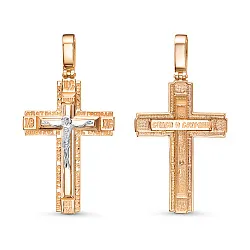 Подвеска крест, Золото 585 0806634