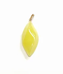 Подвеска фантазийная,  Серебро 925, Янтарь 0440п-п