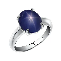 Кольцо Серебро 925, Сапфир 1340940137-8 Кольцо Серебро 925, Сапфир 1340940137-8