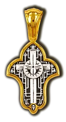 Подвеска крест, Серебро 925 08465