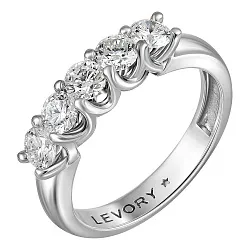 Кольцо Золото 585, Бриллиант 83-42R08976-F3WD