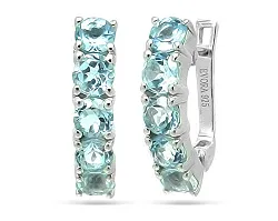 Серьги, Серебро 925, Топаз 632357 Серьги, Серебро 925, Топаз 632357