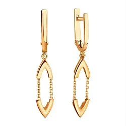 Серьги, Золото 585 Т10002Г790