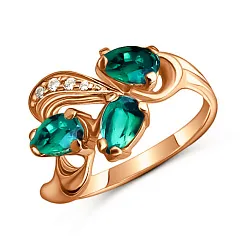 Кольцо Золото 585, Кварц К122-8835Амз