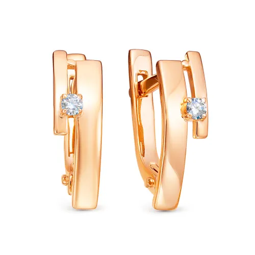 Серьги, Золото 585, 01-02-0032-00