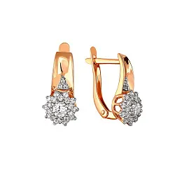 Серьги, Золото 585, Фианит 2291607 1 1 1 Серьги, Золото 585, Фианит 2291607 1 1 1