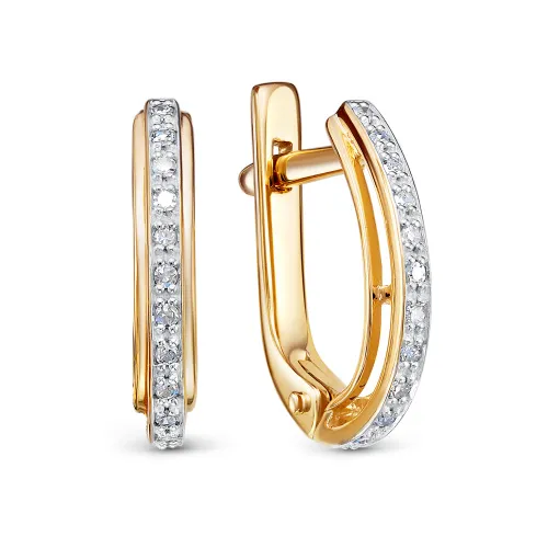 Серьги, Золото 585, 01-02-0018-00