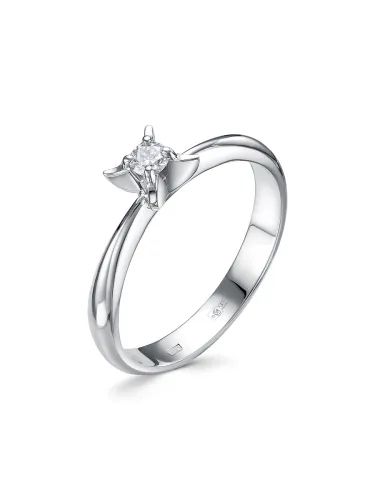 Помолвочное кольцо,  Золото 585, 24000027б Помолвочное кольцо,  Золото 585, 24000027б