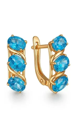 Серьги, Золото 585, 2005204ТС