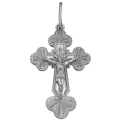Подвеска крест, Серебро 925 KP 38 Подвеска крест, Серебро 925 KP 38