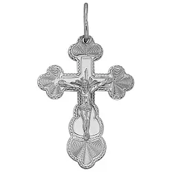 Подвеска крест, Серебро 925 KP 40 Подвеска крест, Серебро 925 KP 40