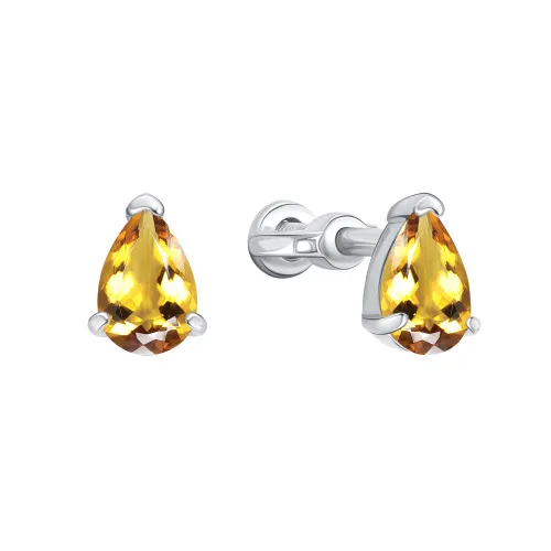 Серьги пусеты-гвоздики, Серебро 925, 12-52-0266-06