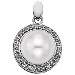 Подвеска фантазийная,  Серебро 925, Жемчуг PCP 129