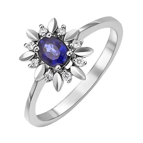 Кольцо Золото 585, 2047R-W10