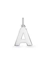 Подвеска буква А,  Серебро 925 1-00094