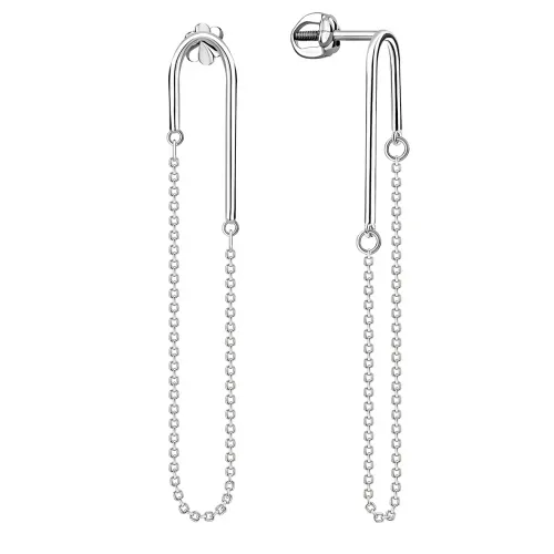 Серьги пусеты-гвоздики, Серебро 925, 2340405646-9