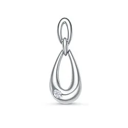 Подвеска фантазийная,  Золото 585, Фианит б0301388