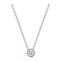 Колье,  Серебро 925, Фианит LLN 542